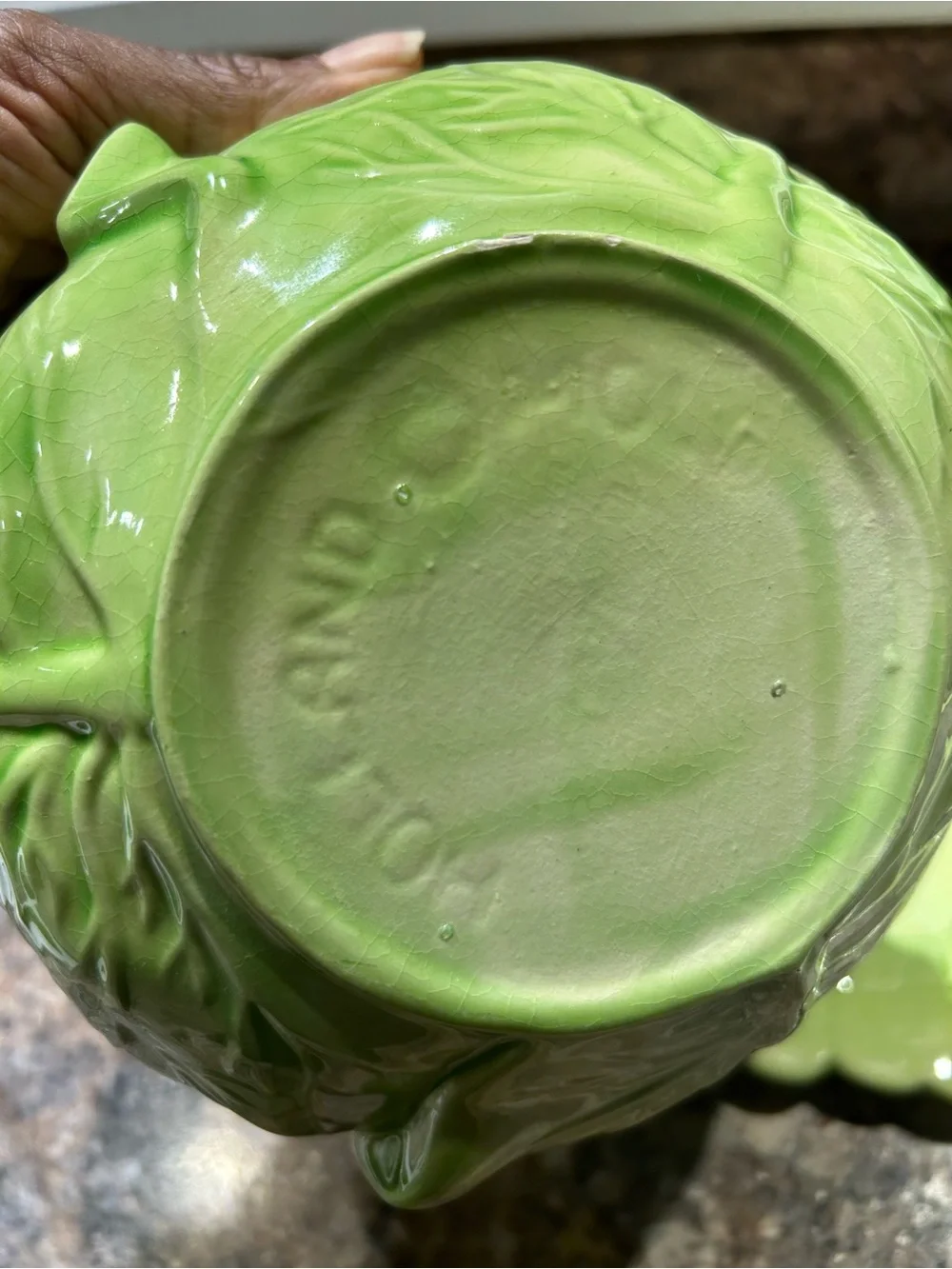 VTG Cabbage Tureen w/Underplate